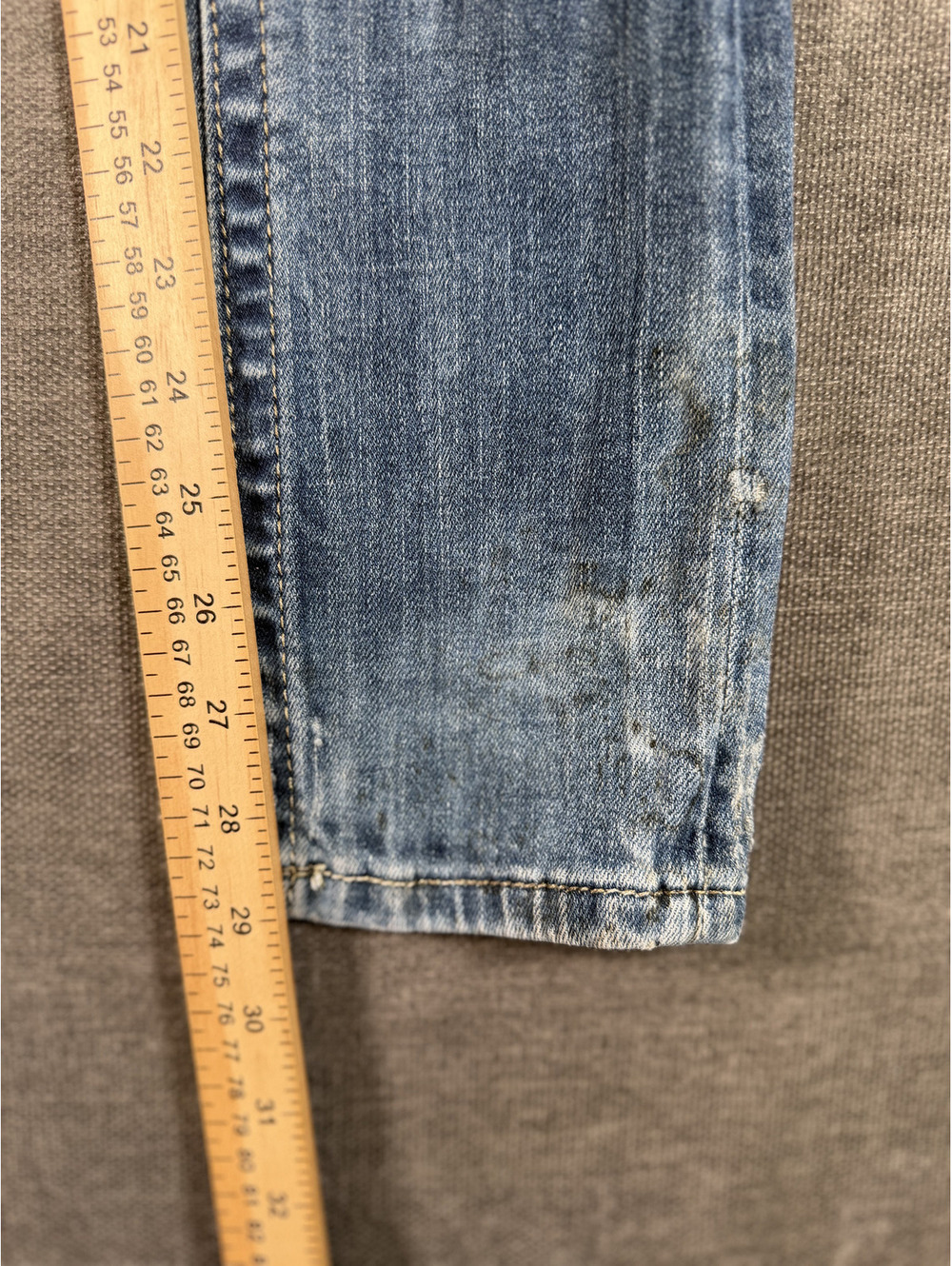 True Religion Women's Skinny Jeans with Distressed Detailing, Size 23 - Picture 2 of 13